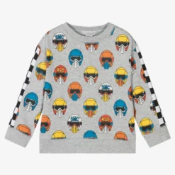 Stella McCartney Kids Boys Grey Cotton Sweatshirt