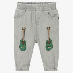 Stella McCartney Kids Boys Grey Guitar Trousers