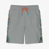 Stella McCartney Kids Boys Grey Logo Sports Shorts