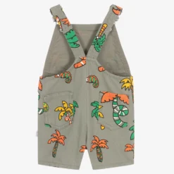 Stella McCartney Kids Boys Khaki Green Jungle Dungarees -Outlet Little Gents Set Store stella mccartney kids boys khaki green jungle dungarees 488188 ffbf24d9367563129f79c3b535565762cd0a1179