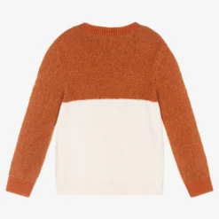 Stella McCartney Kids Boys Orange Knitted Fox Sweater -Outlet Little Gents Set Store stella mccartney kids boys orange knitted fox sweater 475145 b40349a07cc653f822d502838c0a94c5990386cc