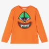 Stella McCartney Kids Boys Orange Pumpkin Sweatshirt