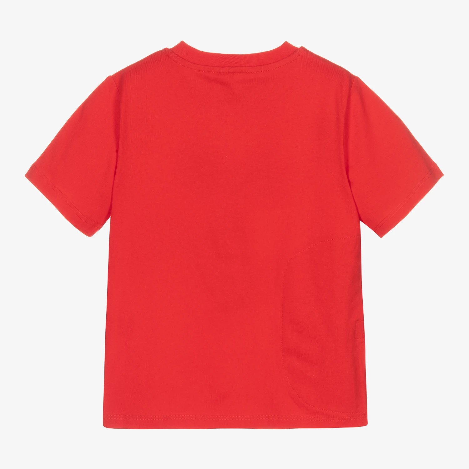 Stella McCartney Kids Boys Red Cotton T-Shirt 3 Stella McCartney Kids Boys Red Cotton T-Shirt - Image 3