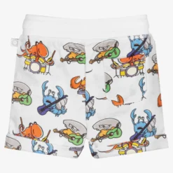 Stella McCartney Kids Boys White Rock Pool Shorts -Outlet Little Gents Set Store stella mccartney kids boys white rock pool shorts 434899 861ff62d9c5ad7a1acb2054e9b27b43eb6068a81