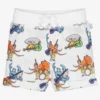 Stella McCartney Kids Boys White Rock Pool Shorts