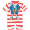 Stella McCartney Kids Red Pirate Swimsuit (UPF 50+)