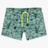 Sunuva Boys Green Jungle Swim Shorts