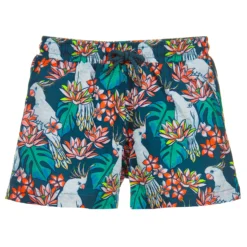 Sunuva Boys Green Swim Shorts UPF50+