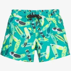 Sunuva Teal Blue Swim Shorts (UPF50+)