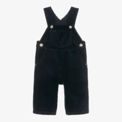 Tartine Et Chocolat Boys Blue Corduroy Dungarees