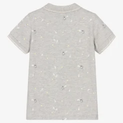 Tartine Et Chocolat Boys Grey Cotton Polo Shirt -Outlet Little Gents Set Store tartine et chocolat boys grey cotton polo shirt 494322 10cf2a10a51e06acd0047f54128192aaa74b458d