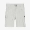 Tartine Et Chocolat Boys Grey Striped Cotton Shorts