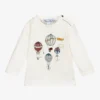 Tartine Et Chocolat Boys Ivory Cotton Top
