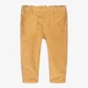 Tartine Et Chocolat Boys Yellow Corduroy Trousers