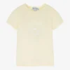 Tartine Et Chocolat Boys Yellow Cotton Logo T-Shirt