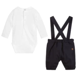 Tartine Et Chocolat White Top & Blue Shorts Set -Outlet Little Gents Set Store tartine et chocolat white top blue shorts set 330991 a42feb3546e6304fb7e86464c78a101f9efd8f36