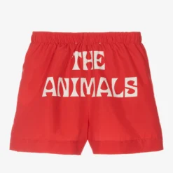 The Animals Observatory Boys Red Logo Swim Shorts -Outlet Little Gents Set Store the animals observatory boys red logo swim shorts 498071 7e0d7d8fd7138cc783ceaeff95778ac8d181bd17