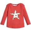 The Little Tailor Coral Red Cotton T-Shirt