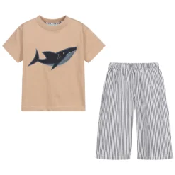 Turquaz Beige & Blue Shark Pyjamas -Outlet Little Gents Set Store turquaz beige blue shark pyjamas 393600 5c03abe234e629d86f20ef9cee7518ceaf2c4b89