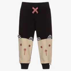 Turtledove London Black & Beige Joggers