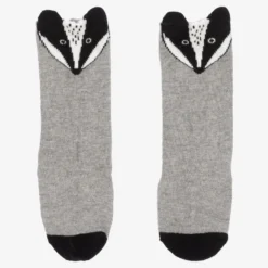 Turtledove London Grey Cotton Badger Socks -Outlet Little Gents Set Store turtledove london grey cotton badger socks 540663 31ceaf3f59a923ff8457172617ac4c2774a37a21