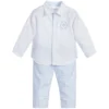 Tutto Piccolo 3 Piece Blue Trouser Set