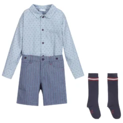 Tutto Piccolo 3 Piece Shirt & Shorts Set