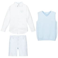 Tutto Piccolo Blue Shorts Set (4 Piece) -Outlet Little Gents Set Store tutto piccolo blue shorts set 4 piece 330829 c454c9fef6f68b5091e6ad25f24df1bbc2dde221