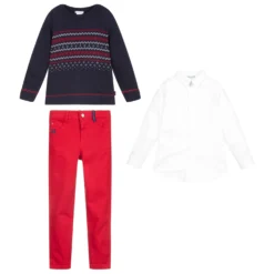Tutto Piccolo Blue Sweater & Trouser Set -Outlet Little Gents Set Store tutto piccolo blue sweater trouser set 330860 072d79b8b64f7e79aa893993e5c67c21791e5505