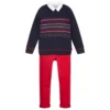 Tutto Piccolo Blue Sweater & Trouser Set