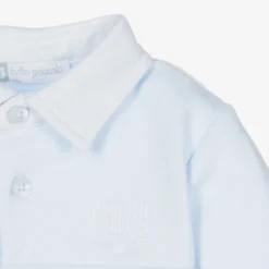 Tutto Piccolo Blue & White Cotton Polo Shirt -Outlet Little Gents Set Store tutto piccolo blue white cotton polo shirt 440897 f7e05a9716bde1441f940ea0f84a39613e1fcd50