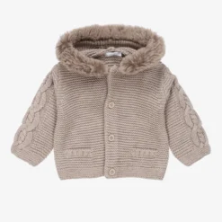 Tutto Piccolo Boys Beige Knitted Cardigan