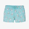 Tutto Piccolo Boys Green Hippo Swim Shorts