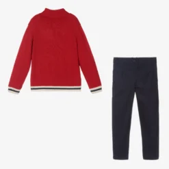 Tutto Piccolo Boys Red & Blue Trouser Set -Outlet Little Gents Set Store tutto piccolo boys red blue trouser set 457624 347521b952fd86cbd8aaa9ab042196beaaf4bf0e