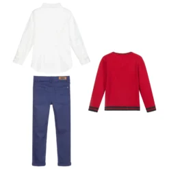 Tutto Piccolo Boys Red & Blue Trousers Set -Outlet Little Gents Set Store tutto piccolo boys red blue trousers set 330881 263ee02153ee22ac57f3c07e1f5c0952130eeac5