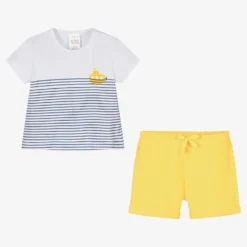 Tutto Piccolo Boys Yellow Stripe Cotton Shorts Set 7 Tutto Piccolo Boys Yellow Stripe Cotton Shorts Set -Outlet Little Gents Set Store tutto piccolo boys yellow stripe cotton shorts set 494491 2c432cbceda9417de60f76f96a05d0ae221ae675