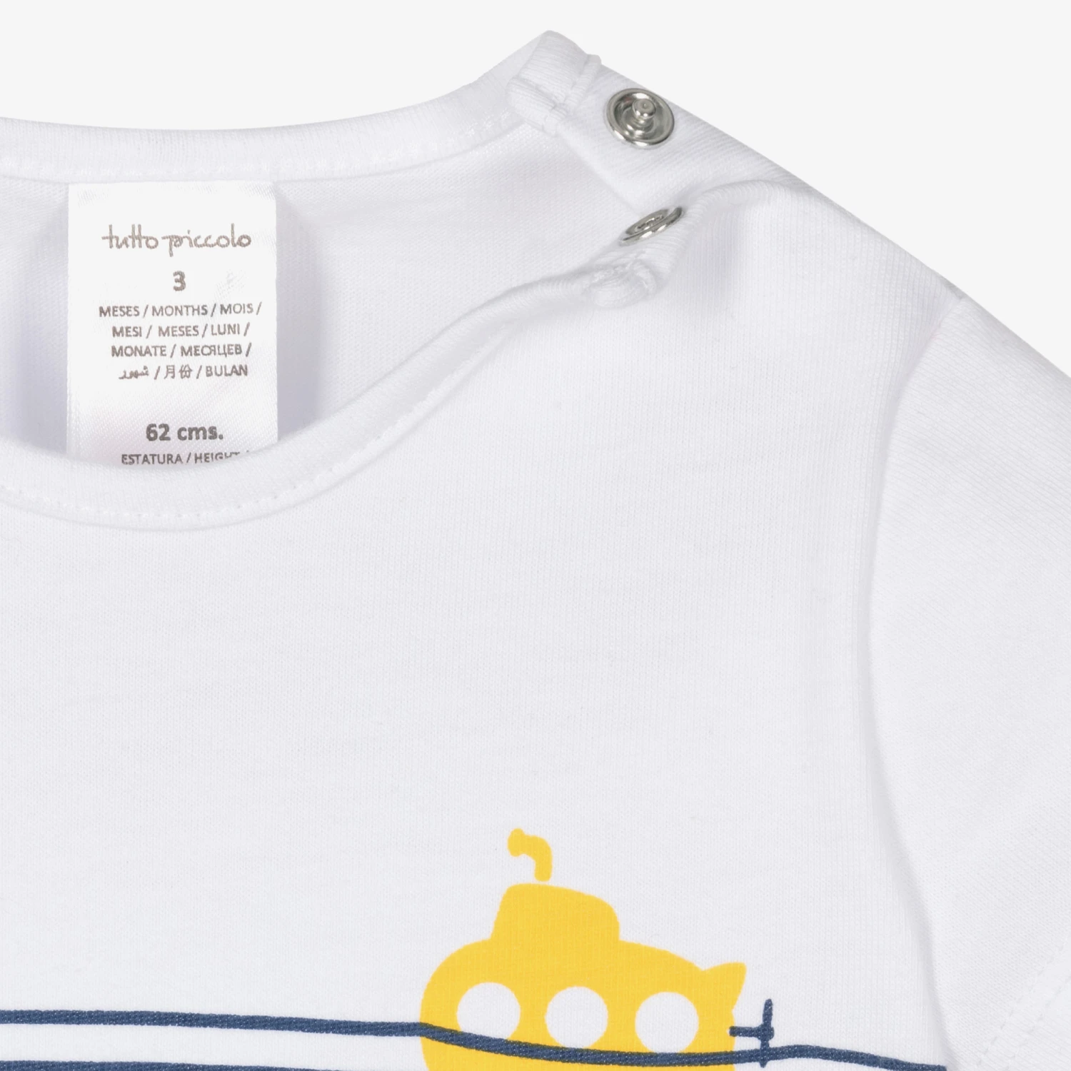 Tutto Piccolo Boys Yellow Stripe Cotton Shorts Set 5 Tutto Piccolo Boys Yellow Stripe Cotton Shorts Set - Image 5