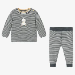 Tutto Piccolo Grey Striped Trouser Set -Outlet Little Gents Set Store tutto piccolo grey striped trouser set 457579 358002685190d354844b08d1841209b7a3f281d1