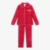 Tutto Piccolo Red Festive Cotton Pyjamas