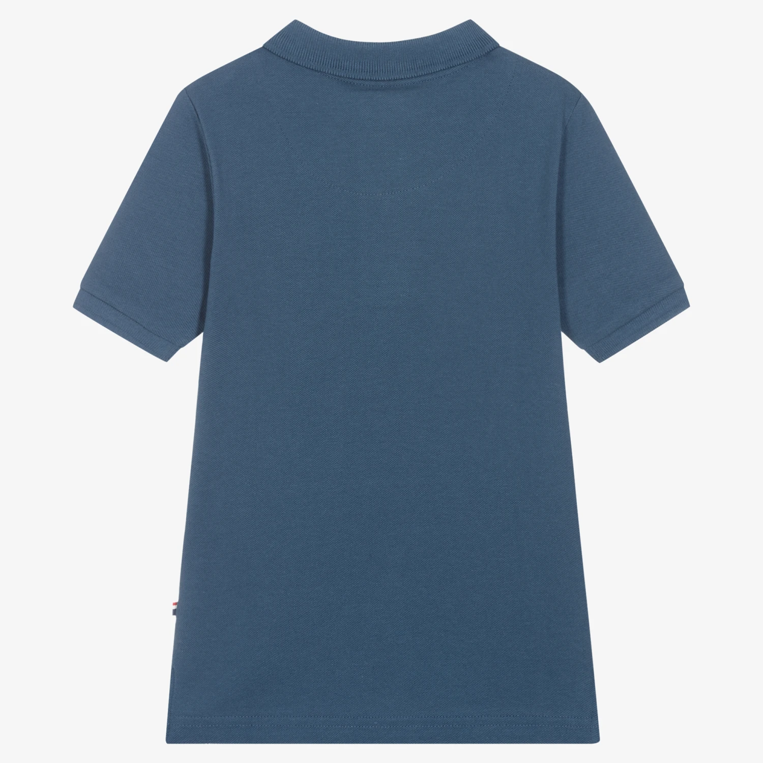 U.S. Polo Assn. Boys Blue Cotton Polo Shirt 2 U.S. Polo Assn. Boys Blue Cotton Polo Shirt - Image 2