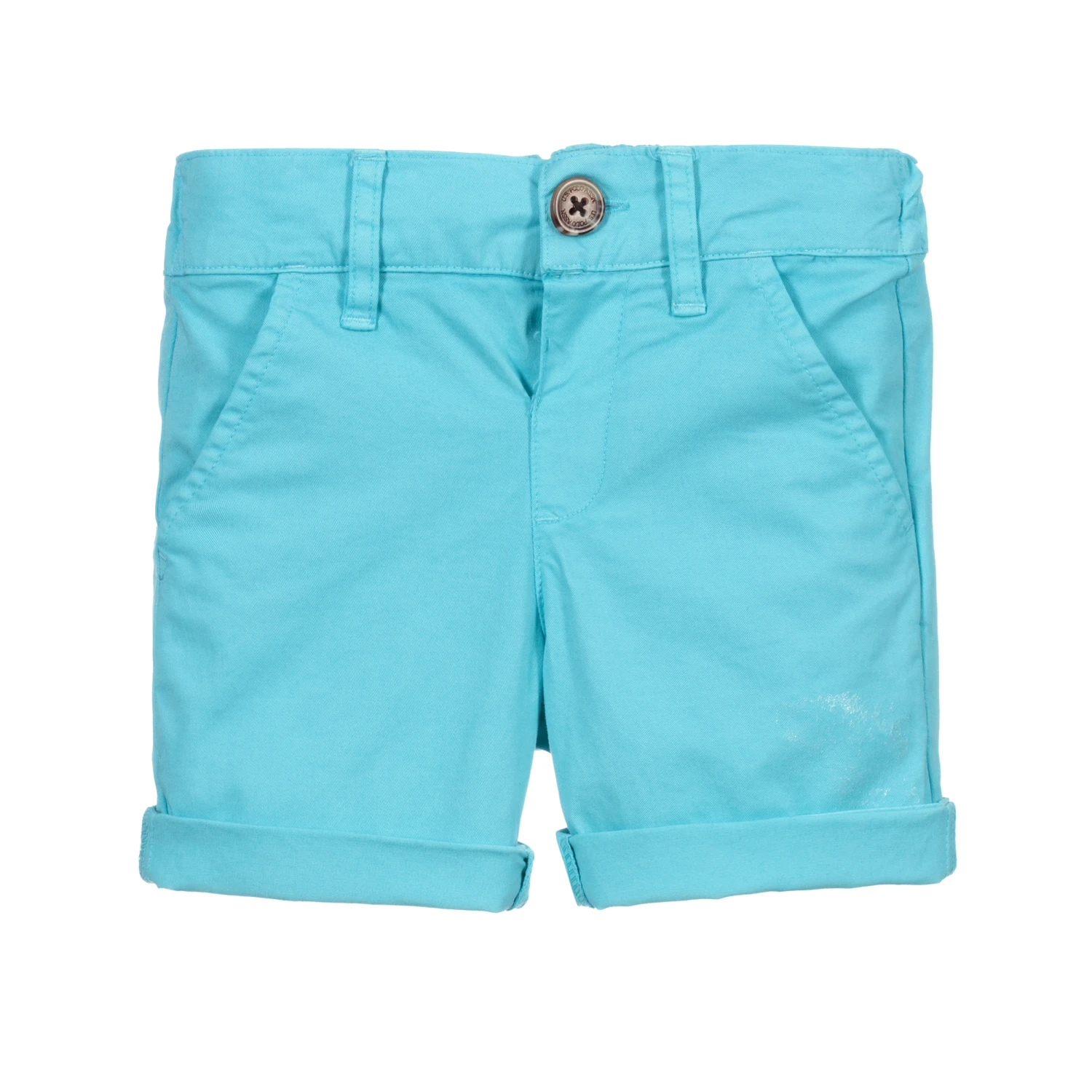 U.S. Polo Assn. Boys Blue Cotton Twill Shorts 1 U.S. Polo Assn. Boys Blue Cotton Twill Shorts
