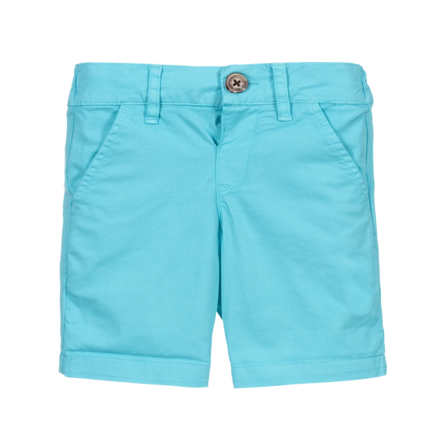 U.S. Polo Assn. Boys Blue Cotton Twill Shorts 3 U.S. Polo Assn. Boys Blue Cotton Twill Shorts - Image 3