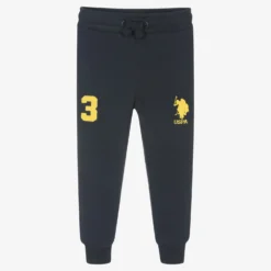 U.S. Polo Assn. Boys Blue Logo Joggers