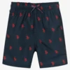U.S. Polo Assn. Boys Blue Logo Swim Shorts