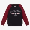 U.S. Polo Assn. Boys Blue & Red Sweatshirt
