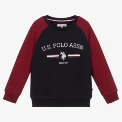 U.S. Polo Assn. Boys Blue & Red Sweatshirt