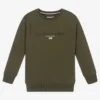U.S. Polo Assn. Boys Green Cotton Sweatshirt