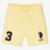 U.S. Polo Assn. Boys Yellow Cotton Shorts