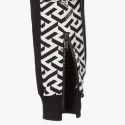 Versace Boys Black Cotton Logo Joggers -Outlet Little Gents Set Store versace boys black cotton logo joggers 476026 4a2d5c675b3c1b44904891f4dac94af86a8cdb02