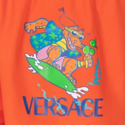 Versace Boys Orange Crocodile Swim Shorts -Outlet Little Gents Set Store versace boys orange crocodile swim shorts 495225 d5176a7ef6fa8fe69aa3b31db490e52858ff7ed4